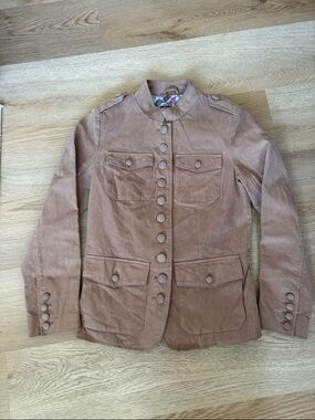 twiggy LONDON Camel Military-Style Button Jacket
